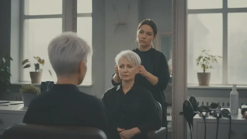 Après cinquante ans, méfiez-vous de cette coupe courte. La coiffeuse : elle vieillit surtout le visage