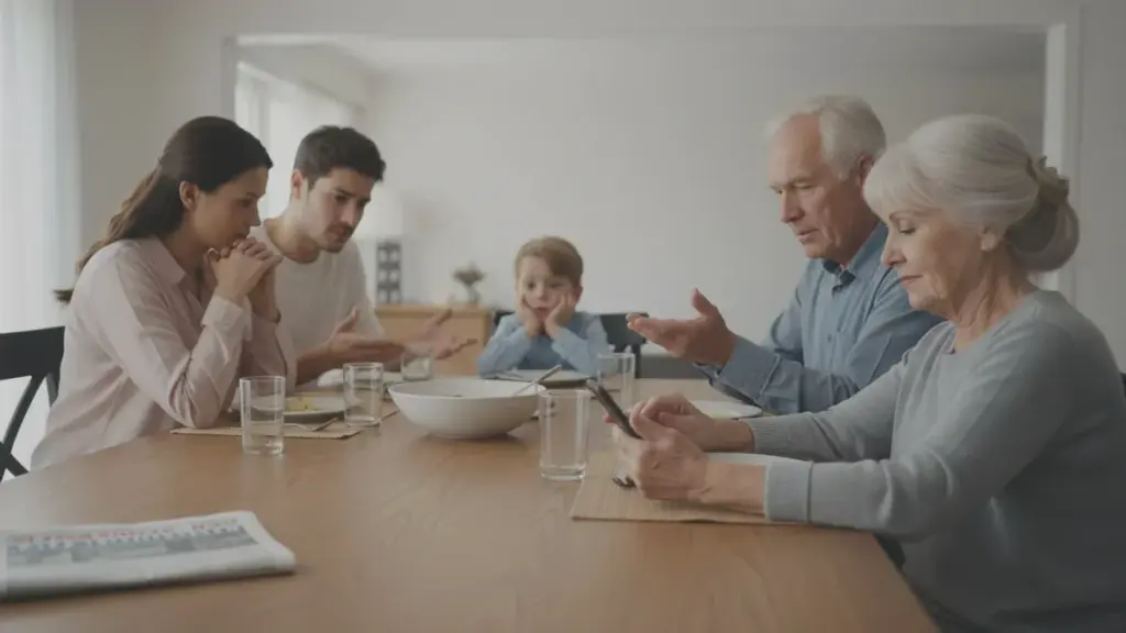 Pourquoi de plus en plus de personnes âgées ne parviennent plus à poser leur téléphone même lors des visites en famille