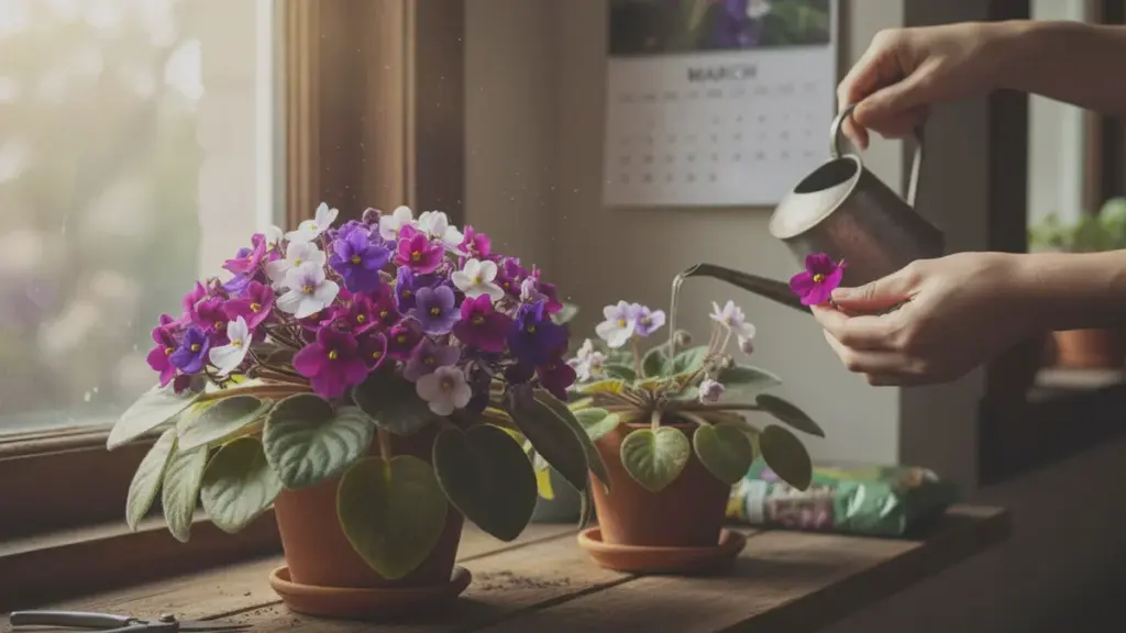 Cette délicate plante d&rsquo;intérieur se réveille en mars. Un rituel simple lui garantit des fleurs jusqu&rsquo;à l&rsquo;été