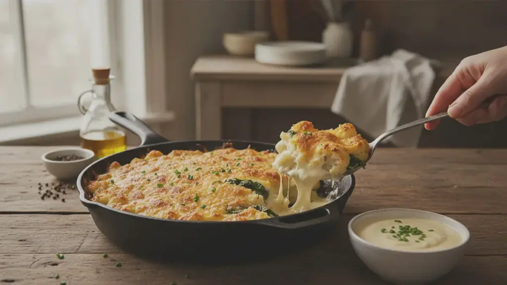 Cette crème de fromage transforme tous vos plats gratinés. Oubliez la béchamel